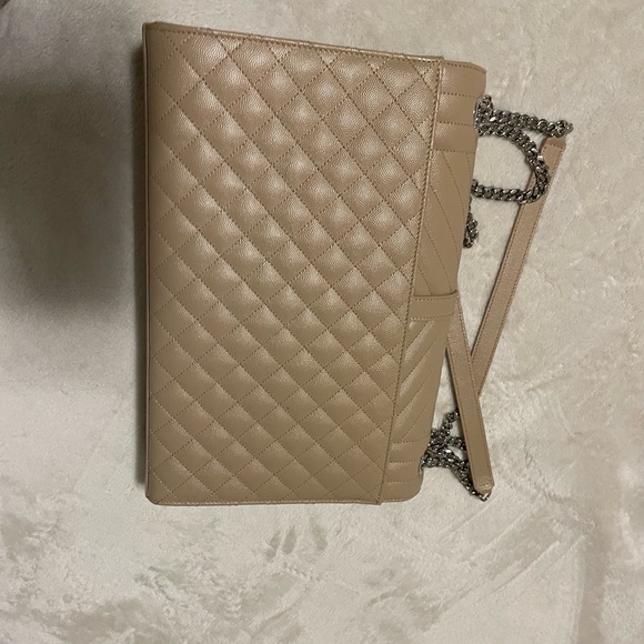 ❌SOLD❌—YSL ENVELOPE LARGE BAG IN MIX MATELASSÉ GRAIN DE POUDRE EMBOSSED LEATHER. - Picture 2 of 9